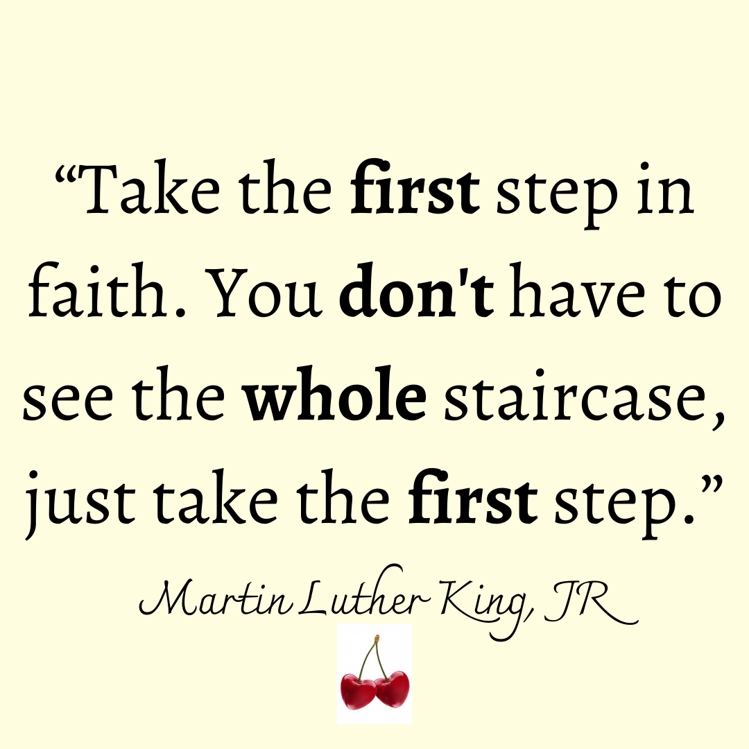 Take the First Step [Lessons Learned with Suzie] – Coach Suzie