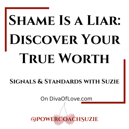 image with title of blog article post shame is a liar